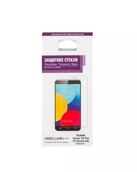 Защитное стекло Red Line УТ000014478 для Huawei Honor 7A Pro/7C/Y6 2018/Y6 Prime 2018, 3D, tempered glass, чёрная рамка