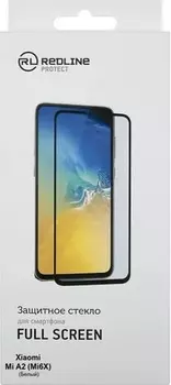 Защитное стекло Red Line УТ000015661 с белой рамкой для Xiaomi Mi A2 (Mi6X) Full Screen tempered glass