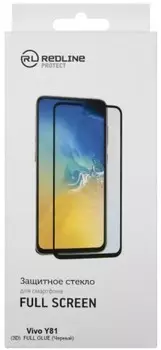 Защитное стекло Red Line УТ000016009 для Vivo Y81, 3D, tempered glass FULL GLUE, чёрная рамка