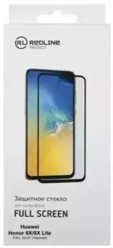 Защитное стекло Red Line УТ000016752 для Huawei Honor 8X/9X Lite, 3D, tempered glass FULL GLUE, чёрная рамка