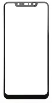 Защитное стекло Red Line УТ000017138 для Xiaomi Redmi Note 6 Pro, 3D, tempered glass, чёрная рамка