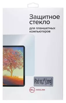 Защитное стекло Red Line УТ000018690 для Apple iPad 10,2" (2019, 2020, 2021), tempered glass