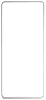 Защитное стекло Red Line УТ000019653 для Samsung Galaxy Note 10 lite, tempered glass FULL GLUE, серебряная рамка
