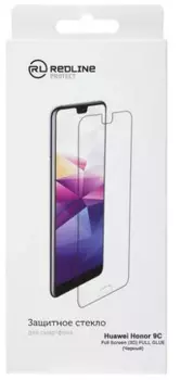 Защитное стекло Red Line УТ000021014 для Huawei Honor 9C, 3D, tempered glass FULL GLUE, чёрная рамка