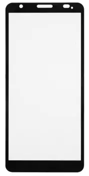 Защитное стекло Red Line УТ000021723 для ZTE Blade A3 (2020), tempered glass FULL GLUE, чёрная рамка