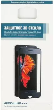Защитное стекло Red Line УТ000023878 для Huawei P40 Lite E, 3D, tempered glass FULL GLUE, чёрная рамка
