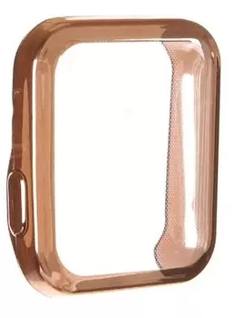 Защитное стекло Red Line УТ000025150 с цветным бампером для Xiaomi Mi Watch Lite, золотая рамка