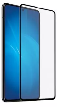 Защитное стекло Red Line УТ000027504 для Xiaomi Note 10s, с защитой края от сколов, черная рамка