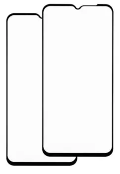 Защитное стекло Red Line УТ000028525 для OPPO A31, tempered glass FULL GLUE, чёрная рамка, 2 шт