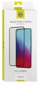 Защитное стекло Red Line УТ000030148 для Realme 9i, tempered glass FULL GLUE, чёрная рамка