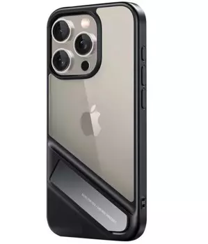 Защитный чехол UGREEN LP740 25407_ с подножкой, для iPhone 15 Pro Max 6.7'', черный