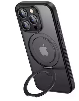 Защитный чехол UGREEN LP763 25528_ с магнитным кольцом-подставкой, для iPhone 15 Pro 6.1'', прозрачный