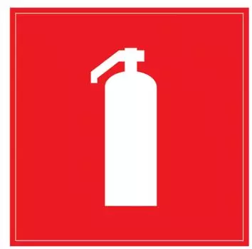 Знак наклейка IEK YPC20-OGNET-2-010 150х150мм "Огнетушитель"