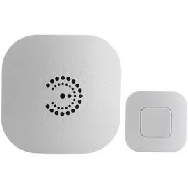 Звонок ЭРА BIONIC Б0017748 white, беспроводной, 100м, IP44, пластик, 2 шт АА в комплект не входят