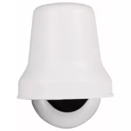 Звонок Zamel DNS-206-BIA "ТРАДИЦИОННЫЙ", проводной, эл.-механич., 220 В, хромированная чаша+белый корпус, 90 дБ