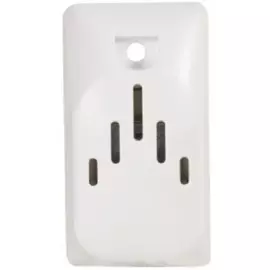 Звонок Zamel DNS-255 "BUZZER", проводной, эл.-механич., 110-220 В, белый, 70 дБ