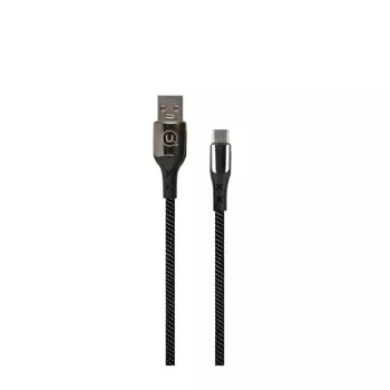 Дата-кабель USB/Type-C U27 (черный)