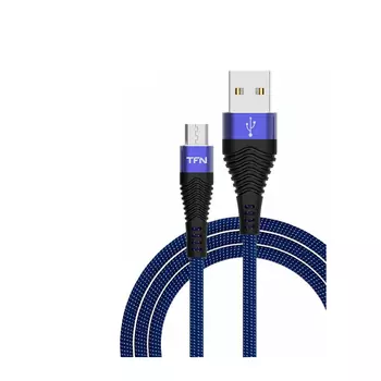 Кабель Forza microUSB 1.0 m (синий)