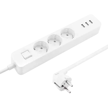 Mi Power Strip 3 USB (белый)