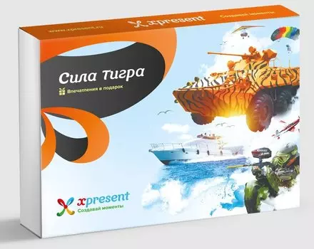 Подарочный набор «Сила тигра» (8 впечатлений на выбор)