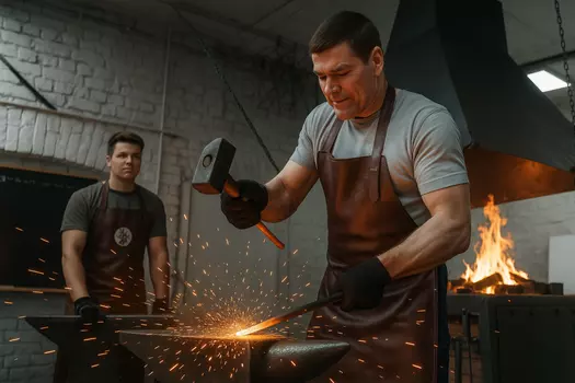 Подарочный сертификат «Групповой мастер-класс для взрослых по кузнечному делу» (4 часа, 1 человек в составе группы)