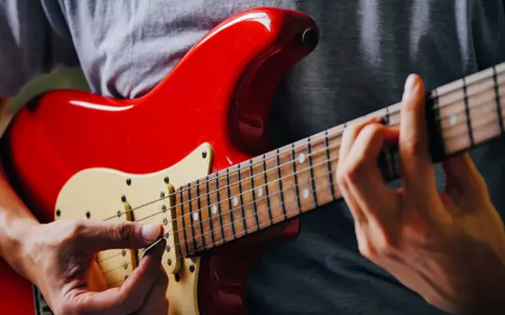 Подарочный сертификат «Групповые занятия по игре на гитаре для взрослых» (4 занятия по 60 мин, 1 человек в составе группы)