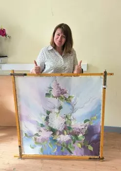 Подарочный сертификат «Индивидуальный мастер-класс по батику Роспись платка» (1 занятие, 1 человек)