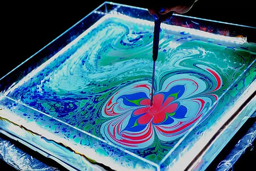 Подарочный сертификат «Эбру (рисование на воде)» (1 час 30 минут, 1 человек)