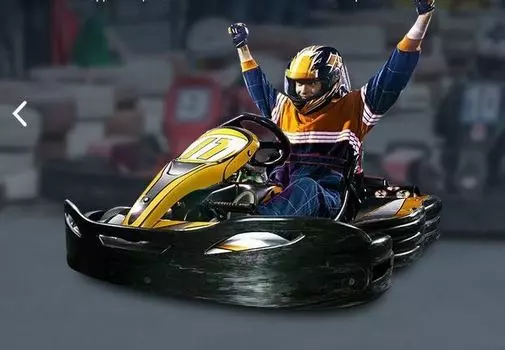 Подарочный сертификат «Картинг на открытой трассе» (10 минут, 1 ребенок)