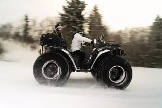 Подарочный сертификат «Катание на Квадро Бигфутах» (Программа №1, 2 взр, 1 реб)