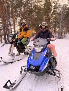 Подарочный сертификат «Катание на снегоходе» (50 минут, 1 человек на одном снегоходе)