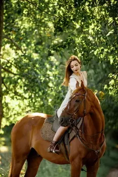 Подарочный сертификат «Конная прогулка по царскому парку» (30 минут будний день, 1 человек)