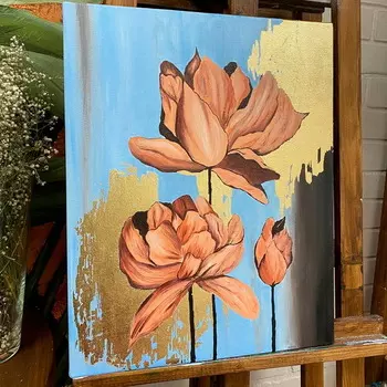 Подарочный сертификат «Мастер-класс Интерьерная картина» (3 часа, 1 человек)