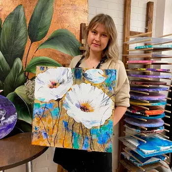 Подарочный сертификат «Мастер-класс Интерьерная картина» (3 часа, 1 человек)