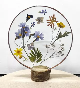 Подарочный сертификат «Мастер класс Интерьерный гербарий в стекле» (2 часа, 1 человек)