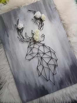 Подарочный сертификат «Мастер-класс Панно Стринг-Арт» (2 часа, 1 взрослый)