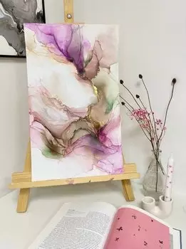 Подарочный сертификат «Мастер-класс по алкогольным чернилам» (1 час 30 минут, 1 человек в составе группы)