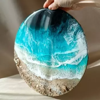 Подарочный сертификат «Мастер класс по эпоксидной смоле Панно» (1,5 часа, 1 человек)