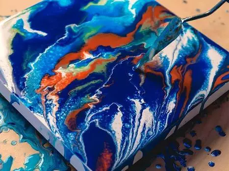 Подарочный сертификат «Мастер класс по флюид арту» (1 занятие, 1 человек (в составе группы) )