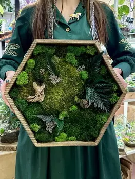 Подарочный сертификат «Мастер-класс по изготовлению Панно со мхом» (1 час 30 минут, 1 человек)