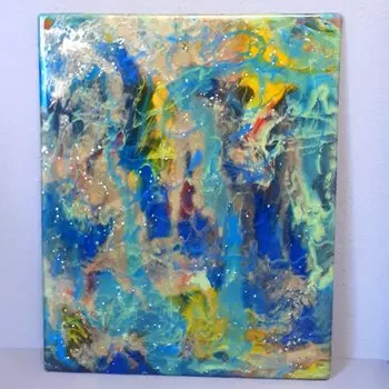 Подарочный сертификат «Мастер-класс по картине из эпоксидной смолы» (2 часа, 1 человек)