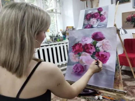 Подарочный сертификат «Мастер класс по масляной живописи» (4 часа, 2 человека)