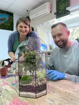 Подарочный сертификат «Мастер класс по созданию флорариума» (Пакет №1, 1 человек)