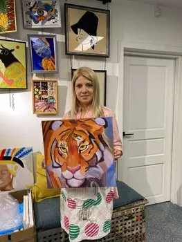 Подарочный сертификат «Мастер-класс по живописи маслом или акрилом» (Пакет №1, 1 человек в составе группы)