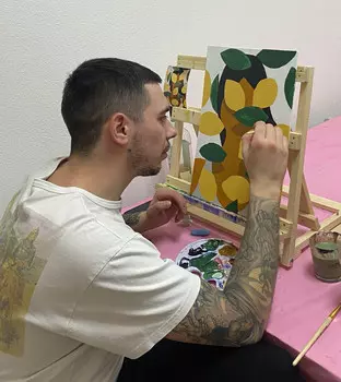 Подарочный сертификат «Мастер класс по живописи Свидание с собой» (3 часа, 1 человек индивидуально)