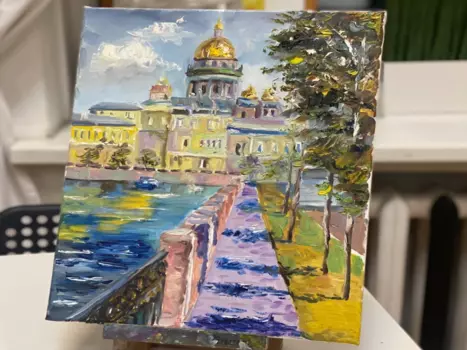 Подарочный сертификат «Мастер-класс Рисование картины на холсте» (3 часа, 1 человек)