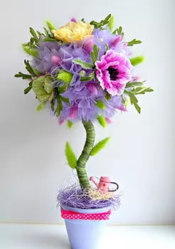 Подарочный сертификат «МК Создание топиария (дерева счастья)» (2 часа 30 мин, 1 человек)