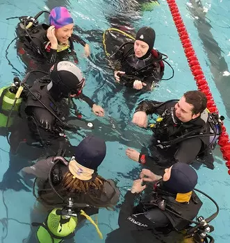 Подарочный сертификат «Начальный курс дайвинга PADI Open Water Diver (referral) в бассейне» (1 курс, 1 человек в составе группы)