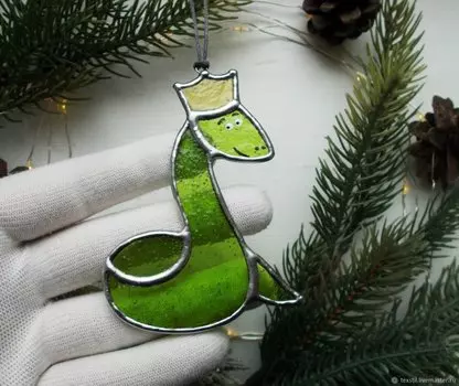 Подарочный сертификат «Новогодний мастер класс змейка в Лавке Витражиста» (1 час, от 1 до 12 чел)