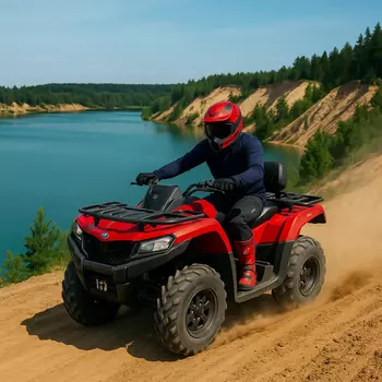 Подарочный сертификат «Поездка на квадроцикле» (15 минут, От 1 до 2 чел.)